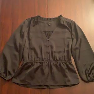 Black j Crew dressy top.